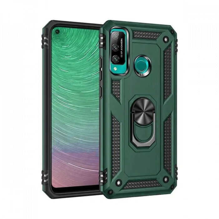 Newface Huawei P40 Lite E Kılıf Sofya Yüzüklü Silikon Kapak