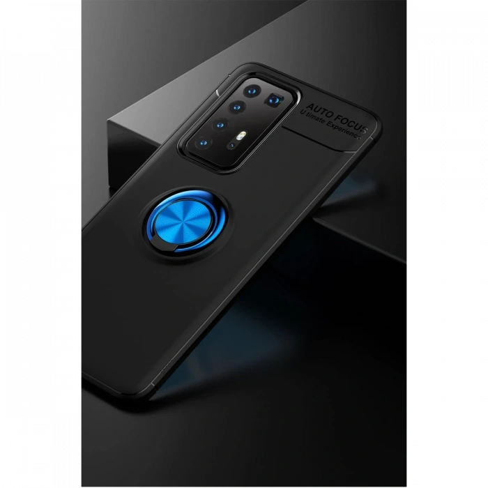 Newface Huawei P40 Pro Kılıf Range Yüzüklü Silikon