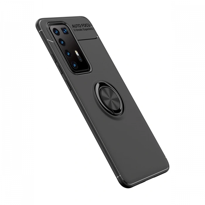 Newface Huawei P40 Pro Kılıf Range Yüzüklü Silikon