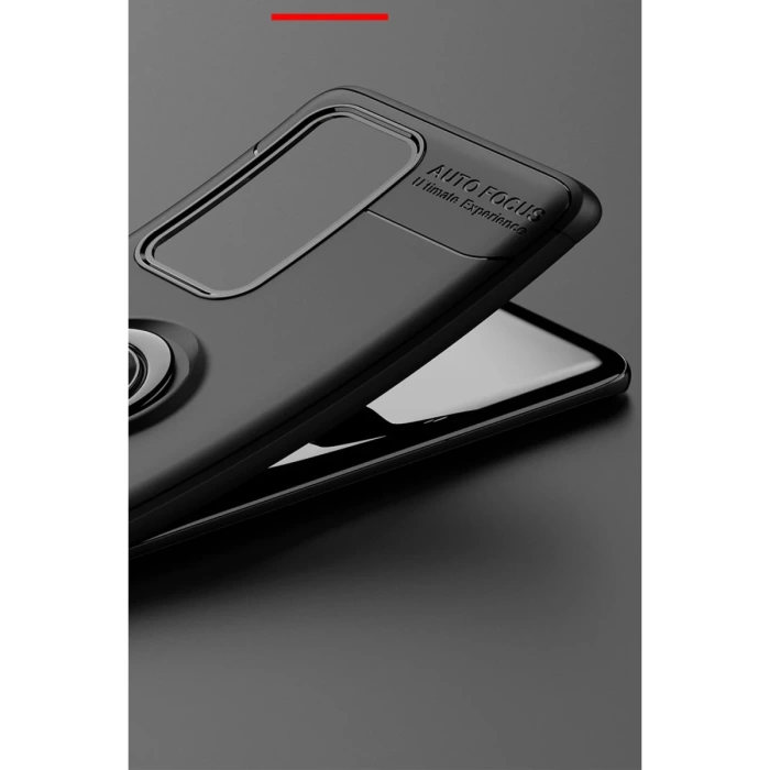 Newface Huawei P40 Pro Kılıf Range Yüzüklü Silikon