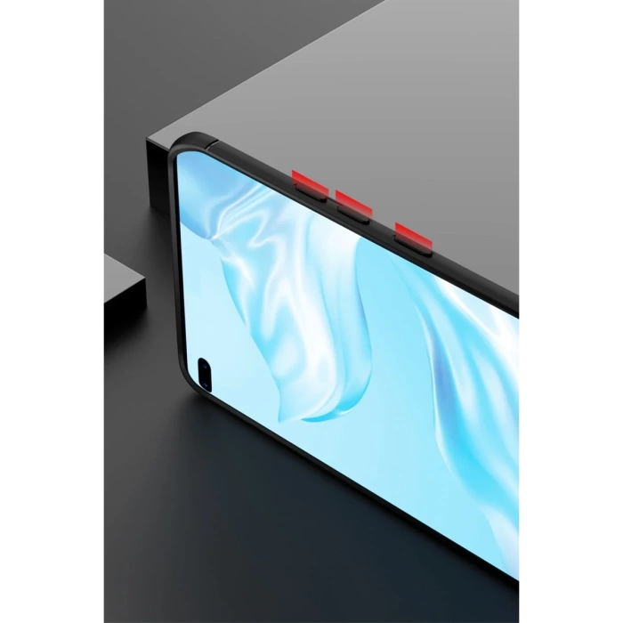 Newface Huawei P40 Pro Kılıf Range Yüzüklü Silikon