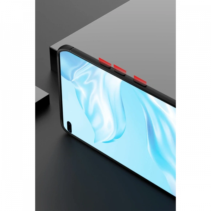 Newface Huawei P40 Pro Kılıf Range Yüzüklü Silikon