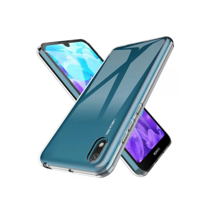 Newface Huawei Y5 2019 Kılıf Lüx Şeffaf Silikon