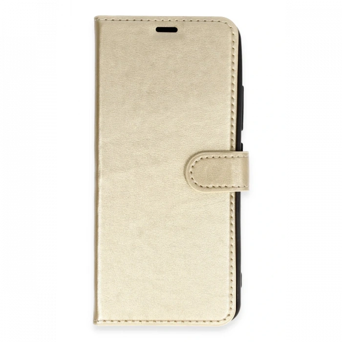 Newface Huawei Y5 2019 Kılıf Trend S Plus Kapaklı Kılıf - Gold