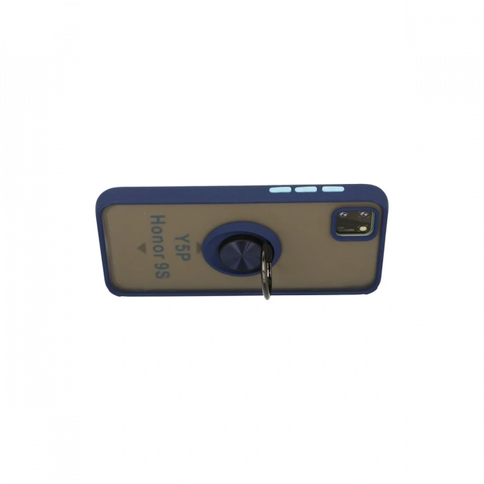 Newface Huawei Y5P Kılıf Montreal Yüzüklü Silikon Kapak