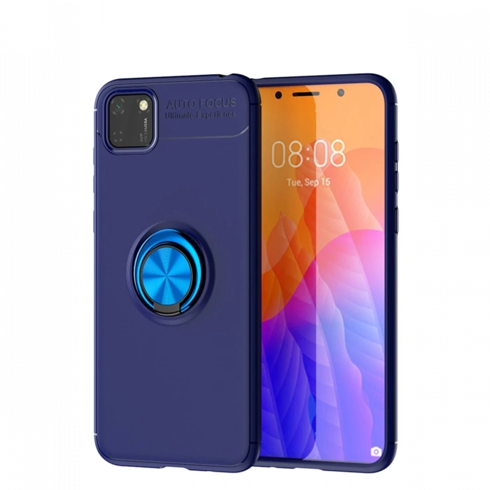 Newface Huawei Y5P Kılıf Range Yüzüklü Silikon