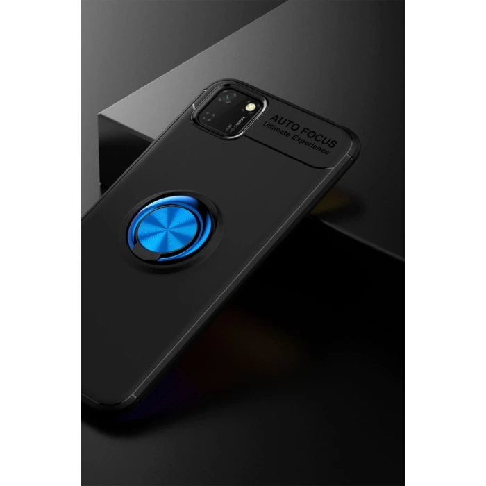 Newface Huawei Y5P Kılıf Range Yüzüklü Silikon