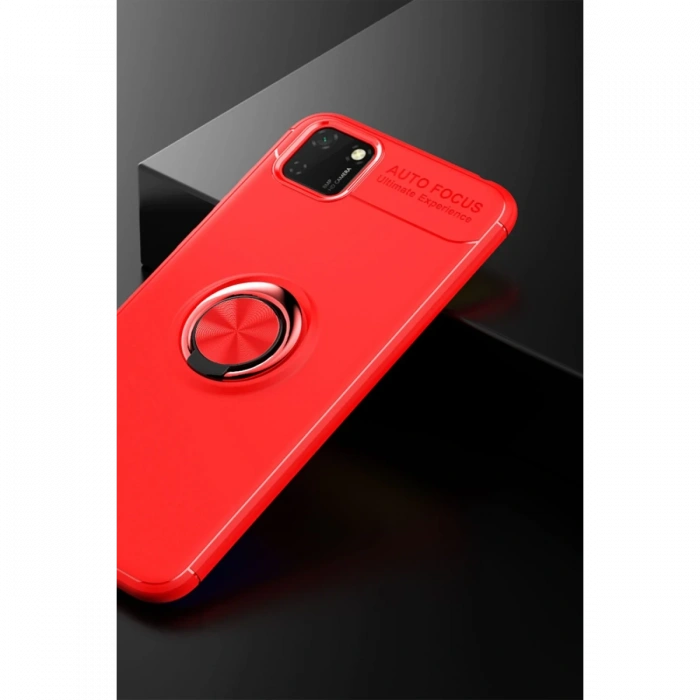 Newface Huawei Y5P Kılıf Range Yüzüklü Silikon
