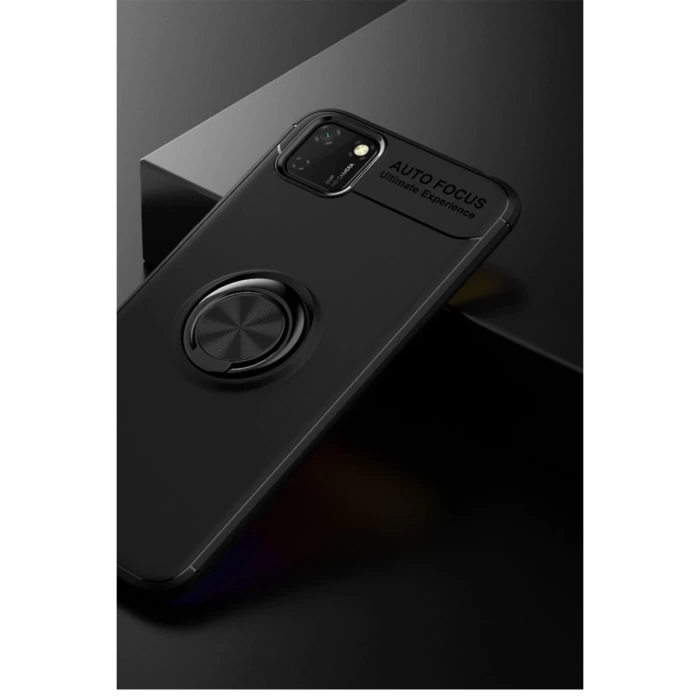 Newface Huawei Y5P Kılıf Range Yüzüklü Silikon