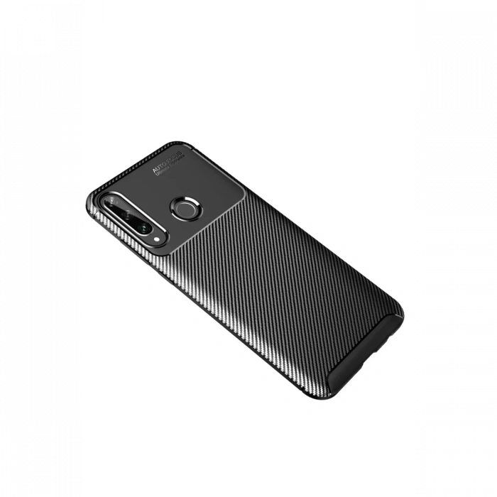 Newface Huawei Y6P Kılıf Auto Focus Karbon Kapak