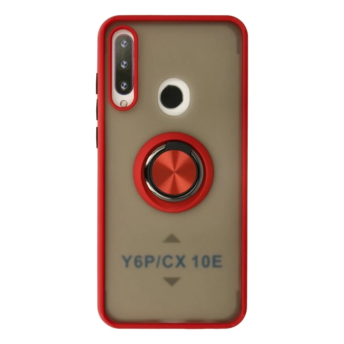 Newface Huawei Y6P Kılıf Montreal Yüzüklü Silikon Kapak