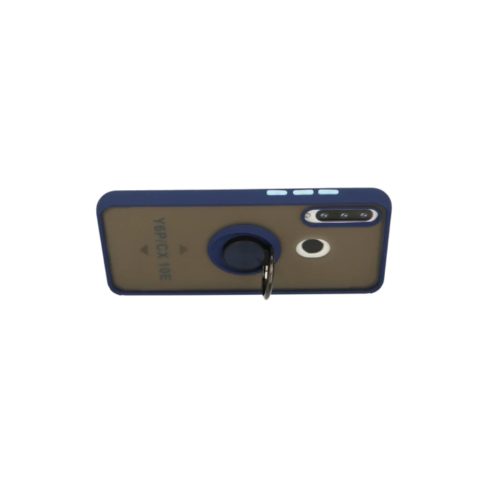 Newface Huawei Y6P Kılıf Montreal Yüzüklü Silikon Kapak