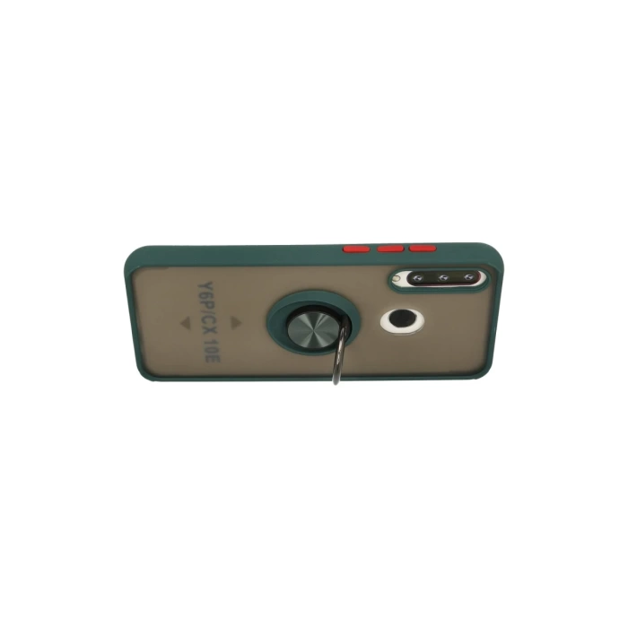 Newface Huawei Y6P Kılıf Montreal Yüzüklü Silikon Kapak