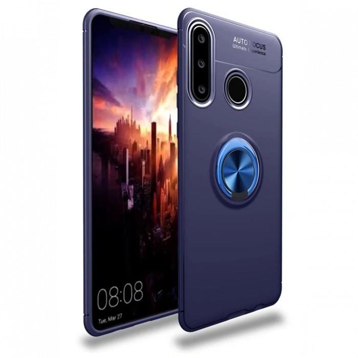 Newface Huawei Y6P Kılıf Range Yüzüklü Silikon