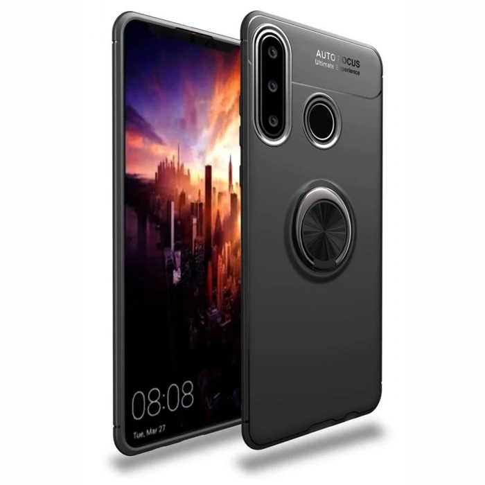 Newface Huawei Y6P Kılıf Range Yüzüklü Silikon