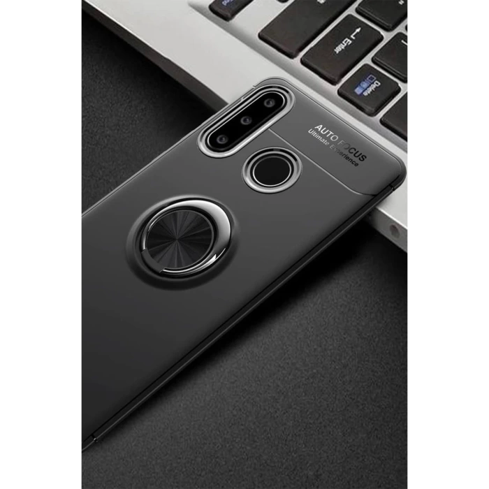 Newface Huawei Y6P Kılıf Range Yüzüklü Silikon