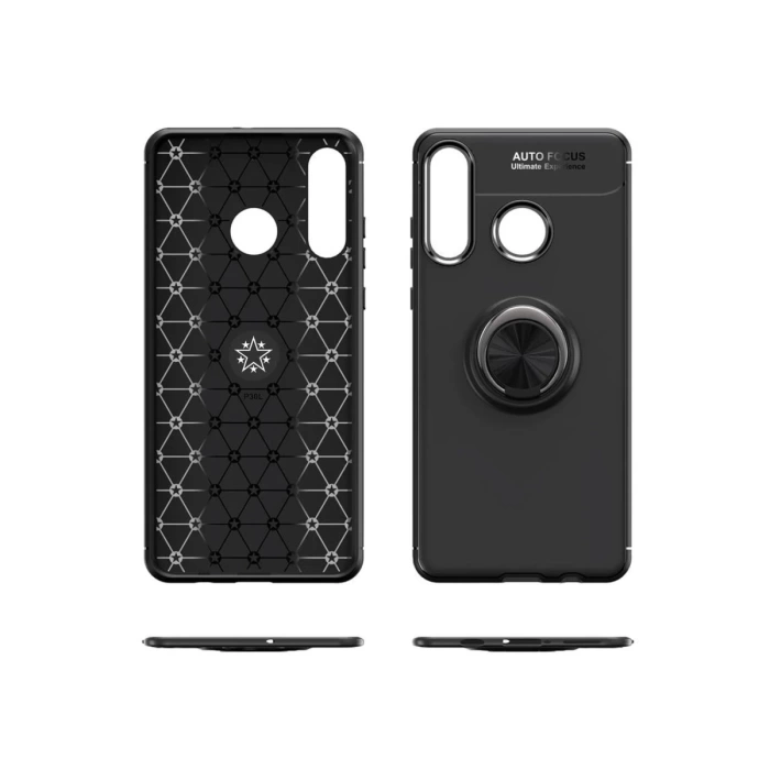 Newface Huawei Y6P Kılıf Range Yüzüklü Silikon