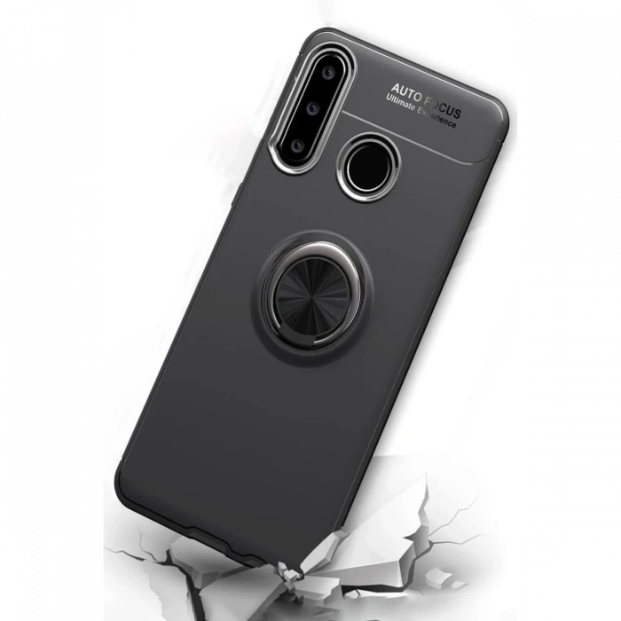 Newface Huawei Y6P Kılıf Range Yüzüklü Silikon