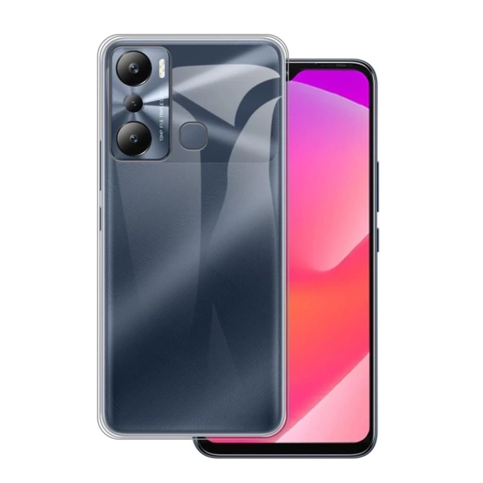 Newface İnfinix Hot 20i Kılıf Lüx Şeffaf Silikon