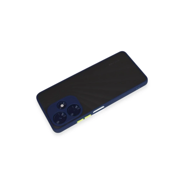 Newface İnfinix Hot 30 4G Kılıf Montreal Silikon Kapak - Lacivert