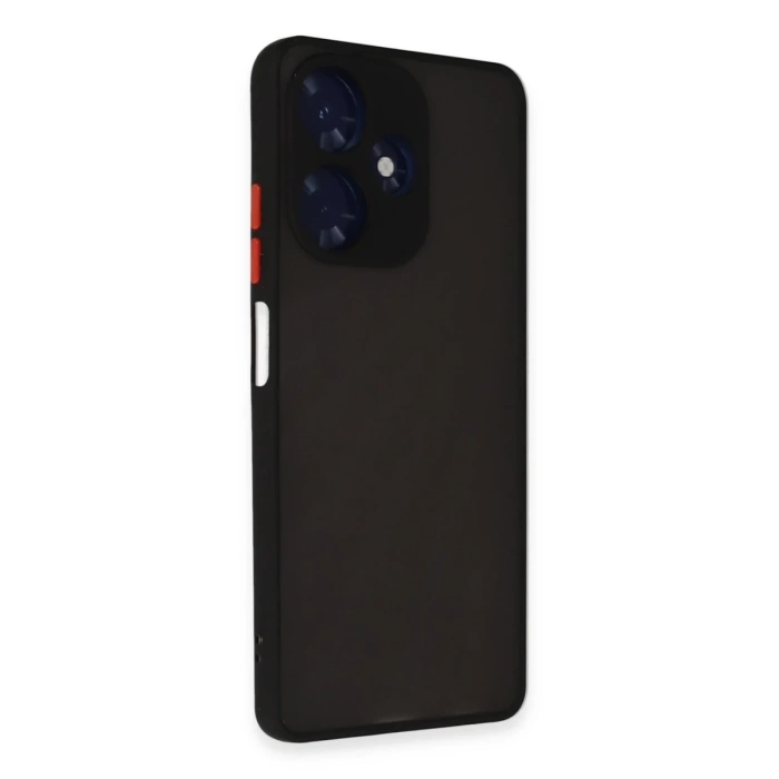 Newface İnfinix Hot 30 4G Kılıf Montreal Silikon Kapak - Siyah