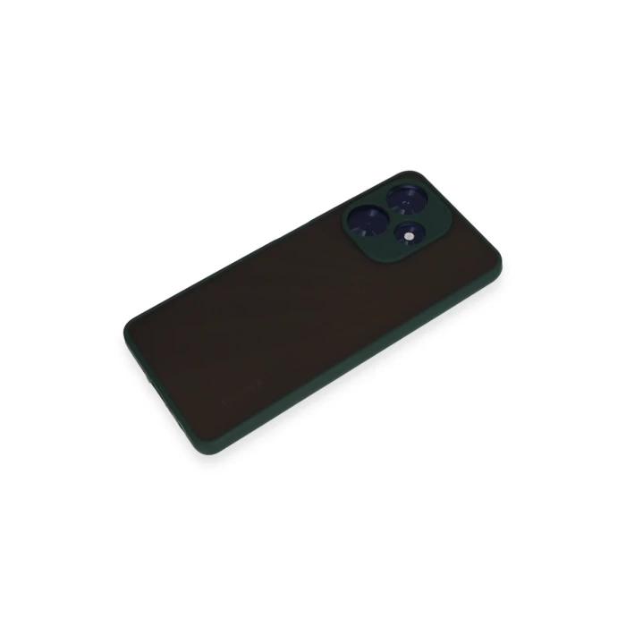 Newface İnfinix Hot 30 4G Kılıf Montreal Silikon Kapak - Yeşil