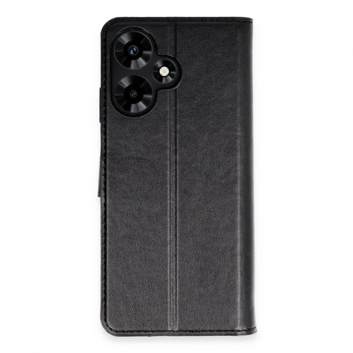 Newface İnfinix Hot 30 4G Kılıf Trend S Plus Kapaklı Kılıf - Siyah