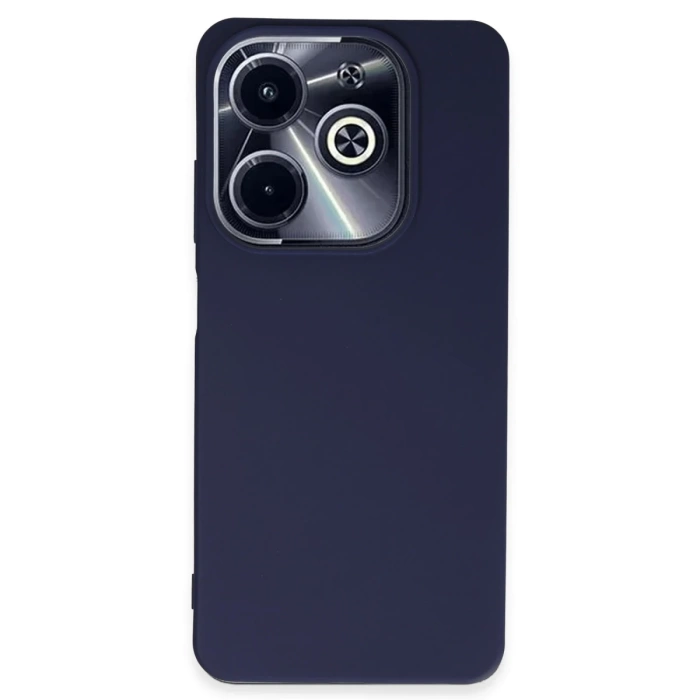 Newface İnfinix Hot 40i Kılıf First Silikon - Lacivert