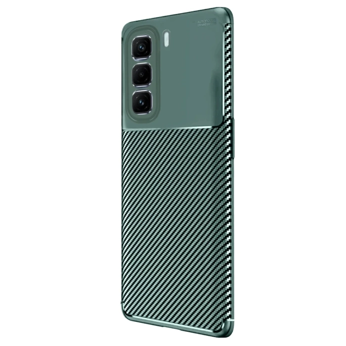 Newface İnfinix Hot 50 4G Kılıf Auto Focus Karbon Kapak