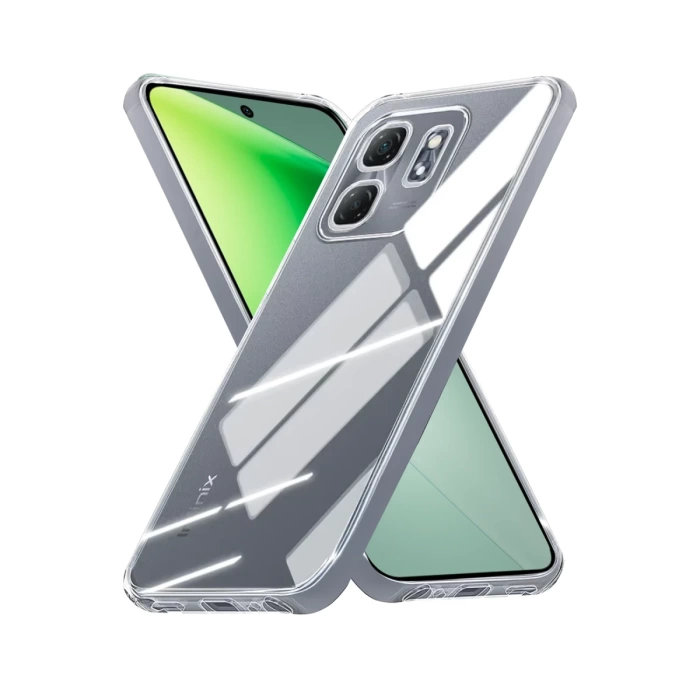 Newface İnfinix Smart 9 Kılıf Lüx Şeffaf Silikon