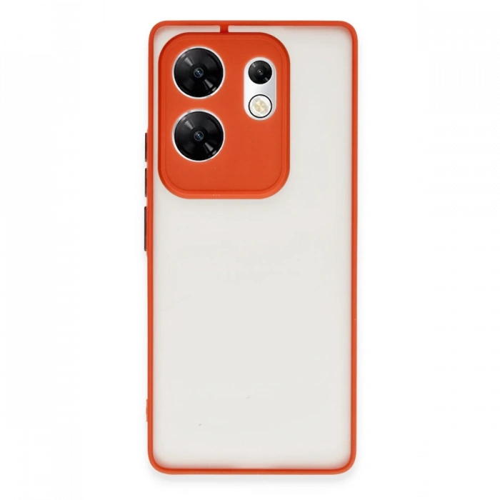 Newface İnfinix Zero 30 4G Kılıf Montreal Silikon Kapak - Kırmızı