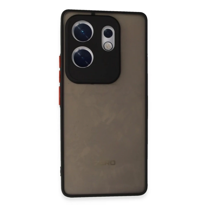 Newface İnfinix Zero 30 4G Kılıf Montreal Silikon Kapak - Siyah