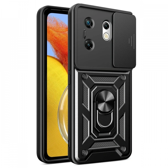 Newface İnfinix Zero 30 4G Kılıf Pars Lens Yüzüklü Silikon