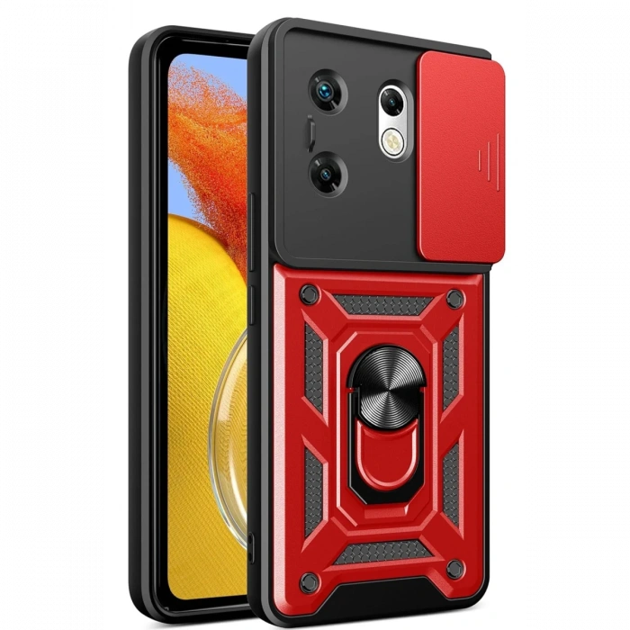 Newface İnfinix Zero 30 4G Kılıf Pars Lens Yüzüklü Silikon