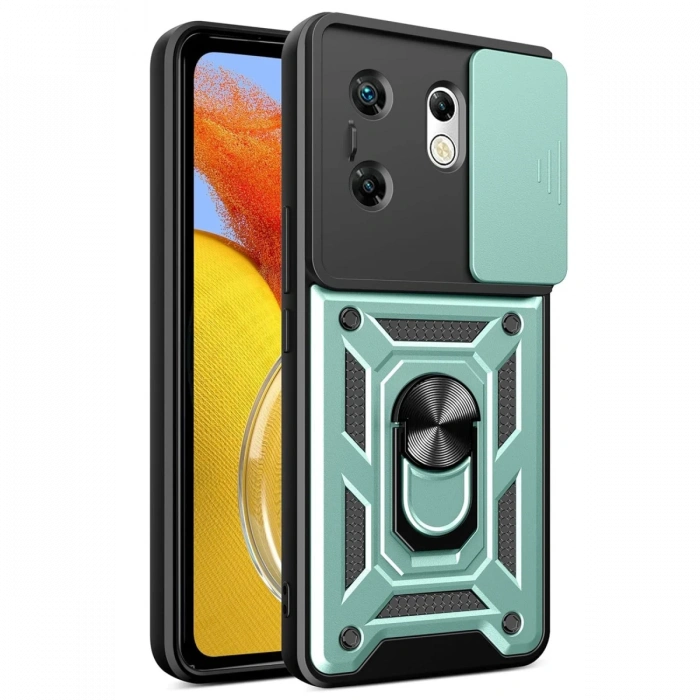 Newface İnfinix Zero 30 4G Kılıf Pars Lens Yüzüklü Silikon