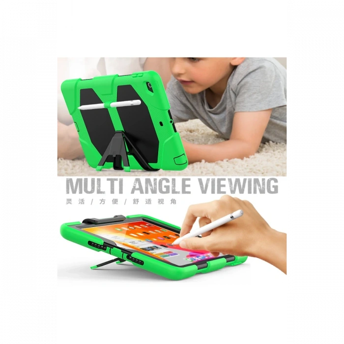 Newface iPad 10.2 (7.nesil) Kılıf Griffin Tablet Kapak - Yeşil