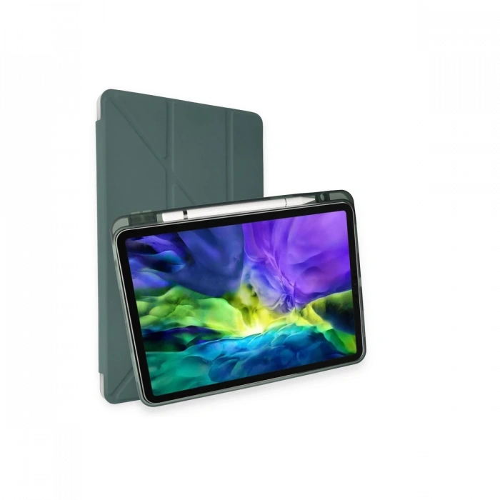 Newface iPad 10.2 (8.nesil) Kılıf Kalemlikli Hugo Tablet Kılıfı