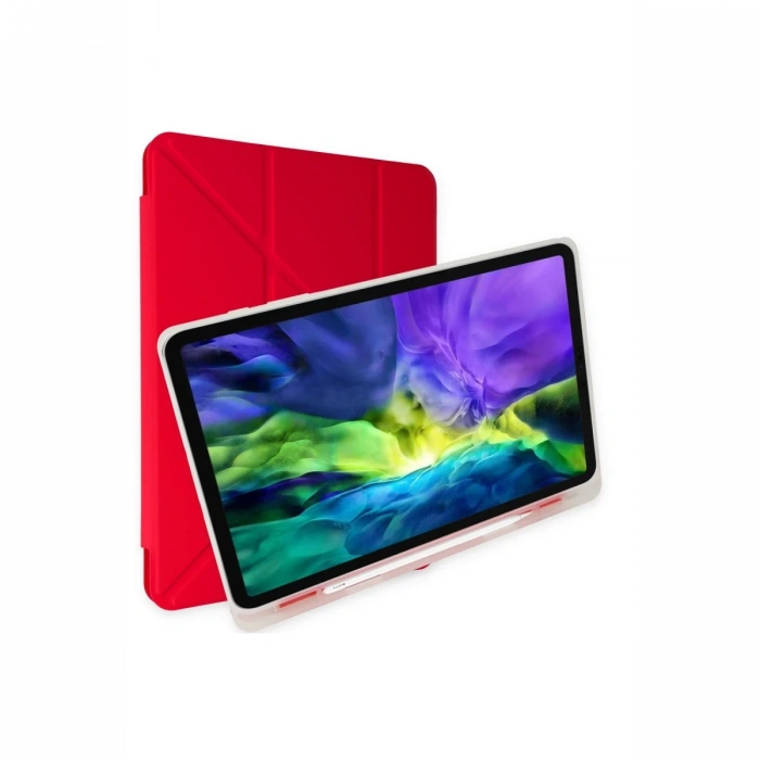 Newface iPad 10.2 (8.nesil) Kılıf Kalemlikli Mars Tablet Kılıfı