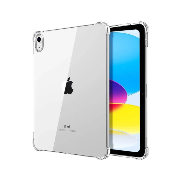 Newface iPad 2022 10.9 (10.nesil) Kılıf Anti Şeffaf Tablet Silikon - Şeffaf