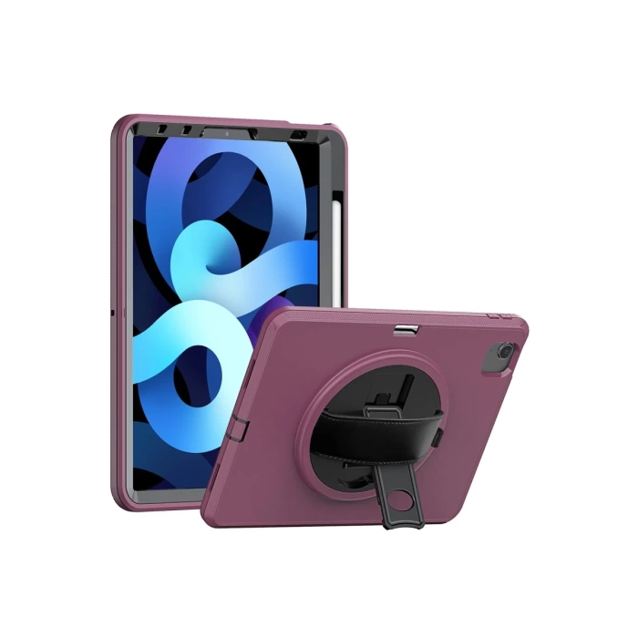 Newface iPad 2022 10.9 (10.nesil) Kılıf Hand Strap Tablet Kılıfı