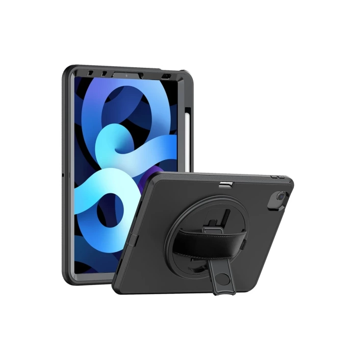 Newface iPad 2022 10.9 (10.nesil) Kılıf Hand Strap Tablet Kılıfı