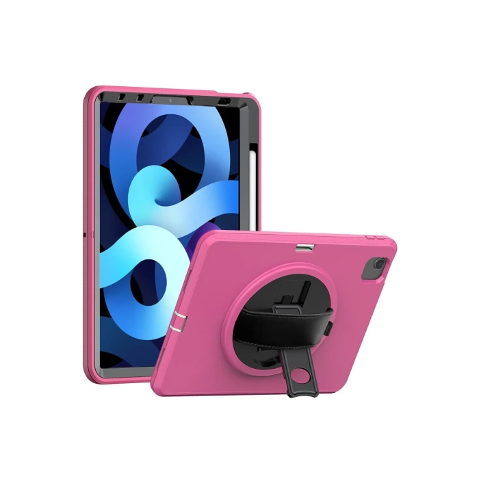 Newface iPad 2022 10.9 (10.nesil) Kılıf Hand Strap Tablet Kılıfı
