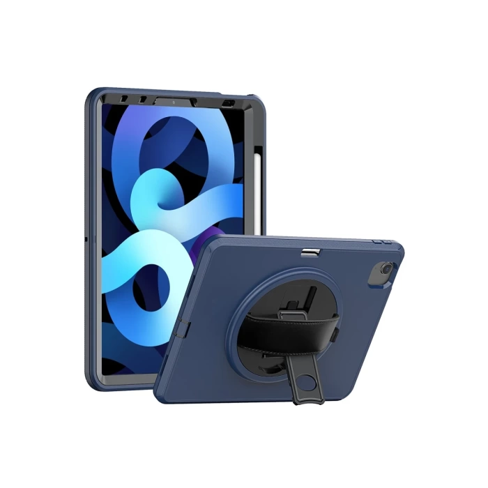 Newface iPad 2022 10.9 (10.nesil) Kılıf Hand Strap Tablet Kılıfı