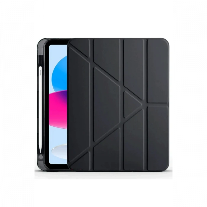 iPad 2022 10.9 (10.nesil) Kılıf Kalemlikli Mars Tablet Kılıfı