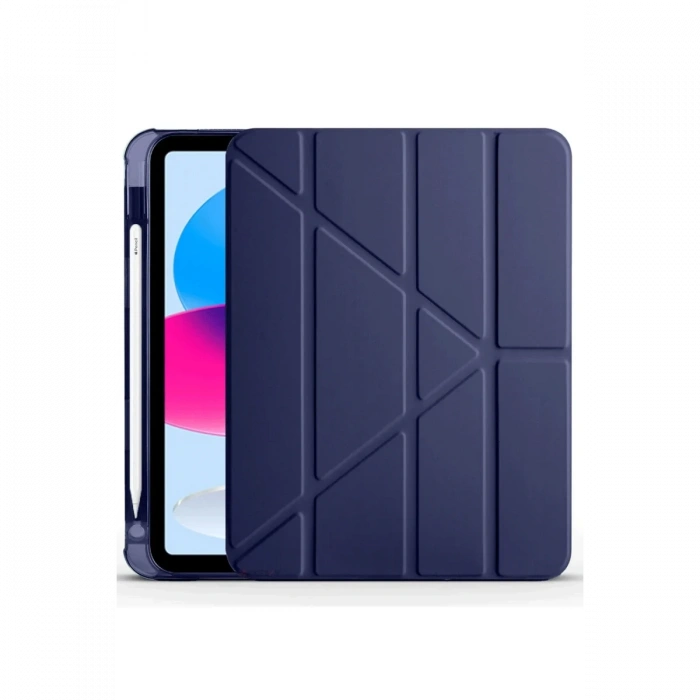 iPad 2022 10.9 (10.nesil) Kılıf Kalemlikli Mars Tablet Kılıfı