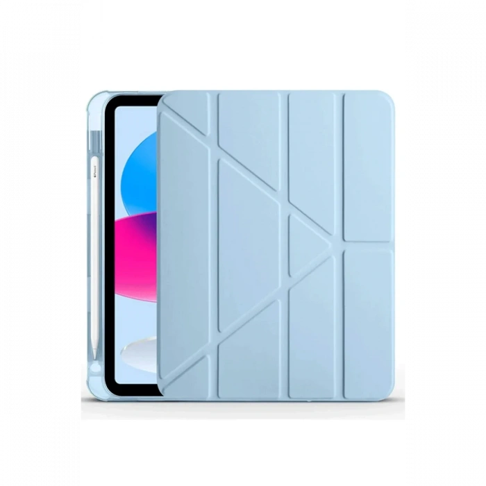 iPad 2022 10.9 (10.nesil) Kılıf Kalemlikli Mars Tablet Kılıfı