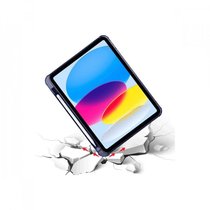 iPad 2022 10.9 (10.nesil) Kılıf Kalemlikli Mars Tablet Kılıfı