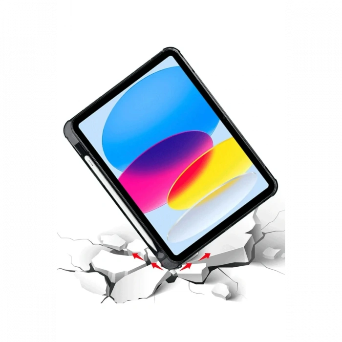 iPad 2022 10.9 (10.nesil) Kılıf Kalemlikli Mars Tablet Kılıfı