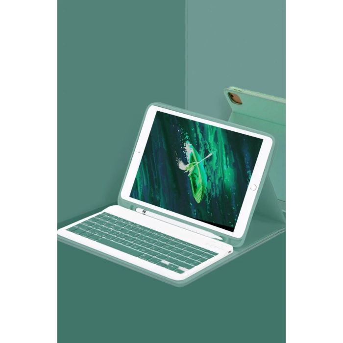 Newface iPad 2022 10.9 (10.nesil) Kılıf KC01 Smart Klavyeli Tablet Kılıfı