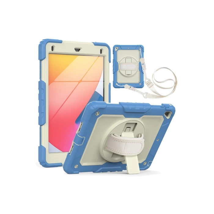 Newface iPad 5 Air 9.7 Kılıf Strap New Tablet Kapak
